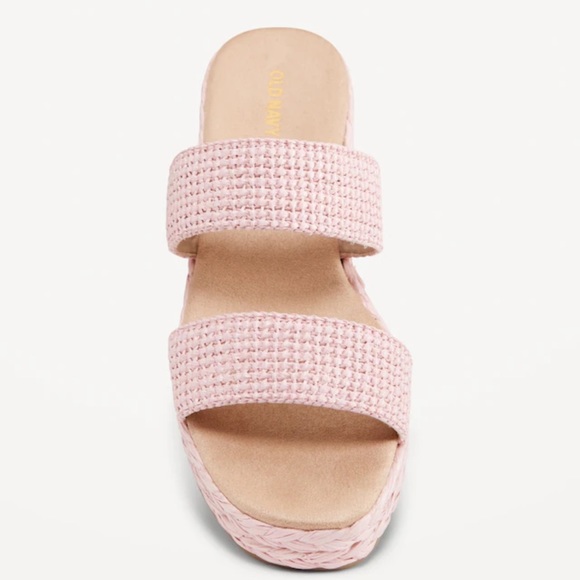 - NWT OLD NAVY Espadrille Platform Sandals Color: Light Pink - Picture 1 of 4